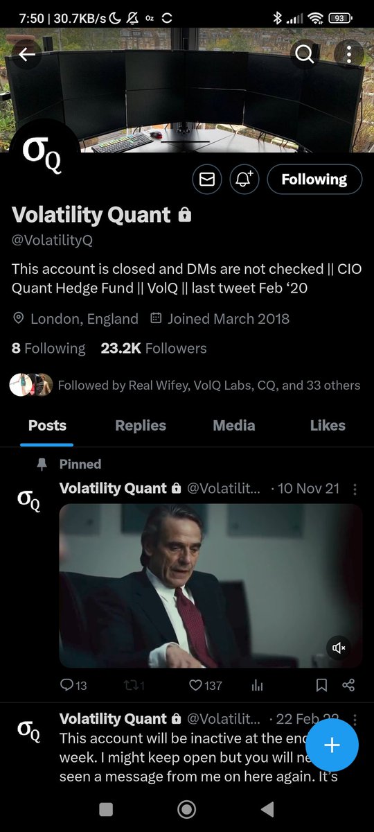 dxt244's tweet photo. @ChiefQuant @VolatilityQ @SeniorQuant @ChiefQuant @VolatilityQ @SeniorQuant Following since 2018 https://t.co/2foN8xswAS