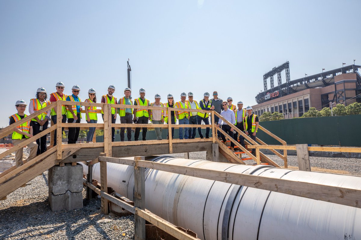 Hey #Queens, get ready for a SOCCER STADIUM AND MORE AFFORDABLE HOUSING! Our new water and sewer infrastructure is the foundation for the Willets Point project, and the additional drainage capacity will help keep Flushing Bay clean!