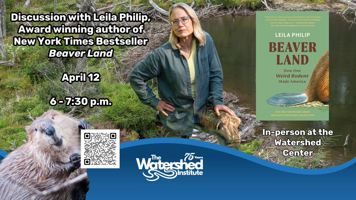 On my way to the Watershed Institute tonight in Penington, NJ. I’ll stop in Princeton to remember being class of ‘86, then we’ll hike out to see some beavers in the watershed before my talk. Excited to meet the community working to preserve the watershed. Please join us at 6 PM!