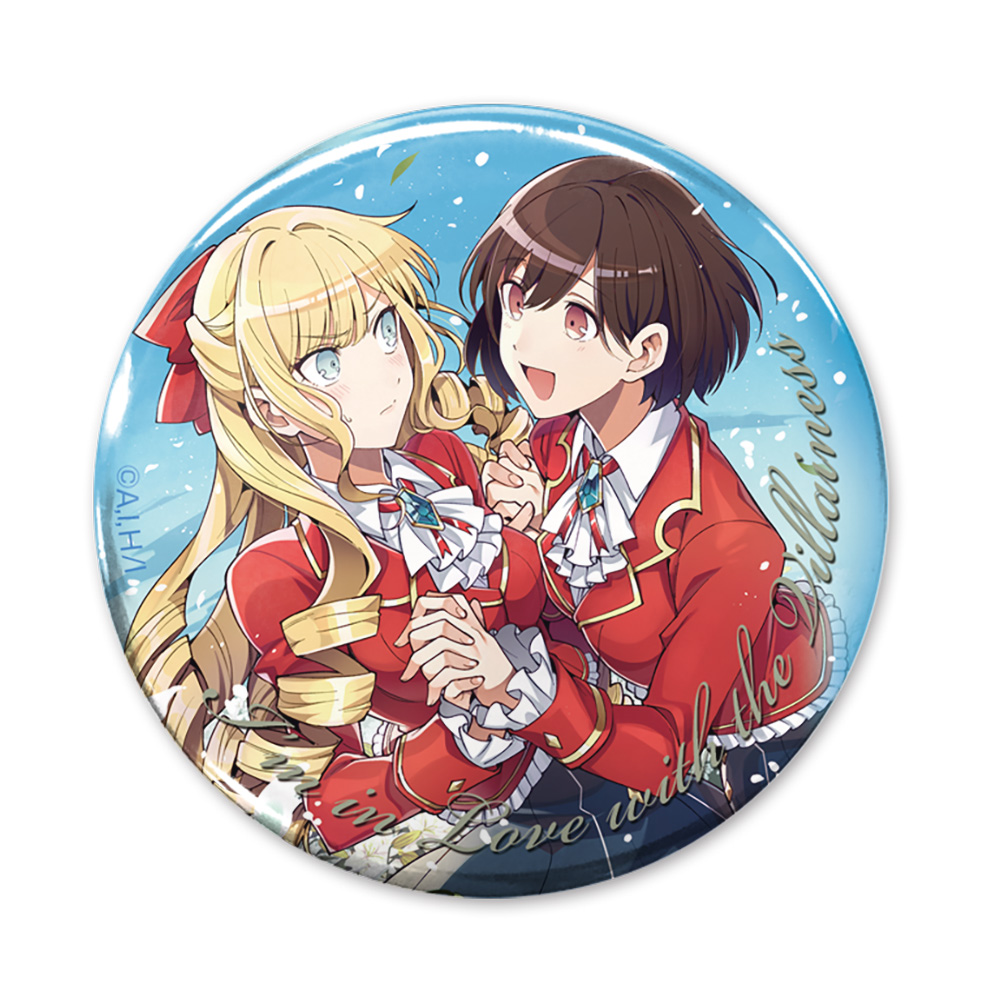 Back in stock! The 'I'm in Love with the Villainess' acrylic stand and tin badge are back in stock in our Yuri Merch Store! yurianimenews.com/yuri-merch-sto…