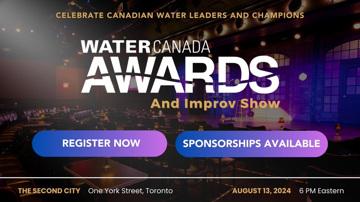 🏆 Missed the deadline to submit a Water Canada Awards nomination? Join us at the event! …terCanadaAwardsShow2024.eventbrite.ca ► For sponsorship opportunities, contact Vanessa@actualmedia.ca #WaterCanadaAwards #WaterAwardsNominations #WaterAwardsSponsorship #WaterCanada