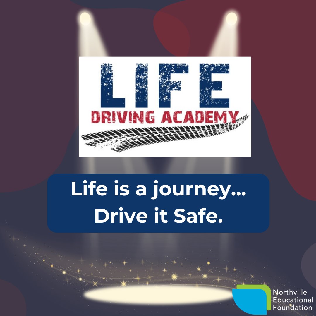 🌟 We're delighted to shine a spotlight on one of our esteemed sponsors for Night for Northville: Life Driving Academy! 🌟 lifedrivingacademy.com