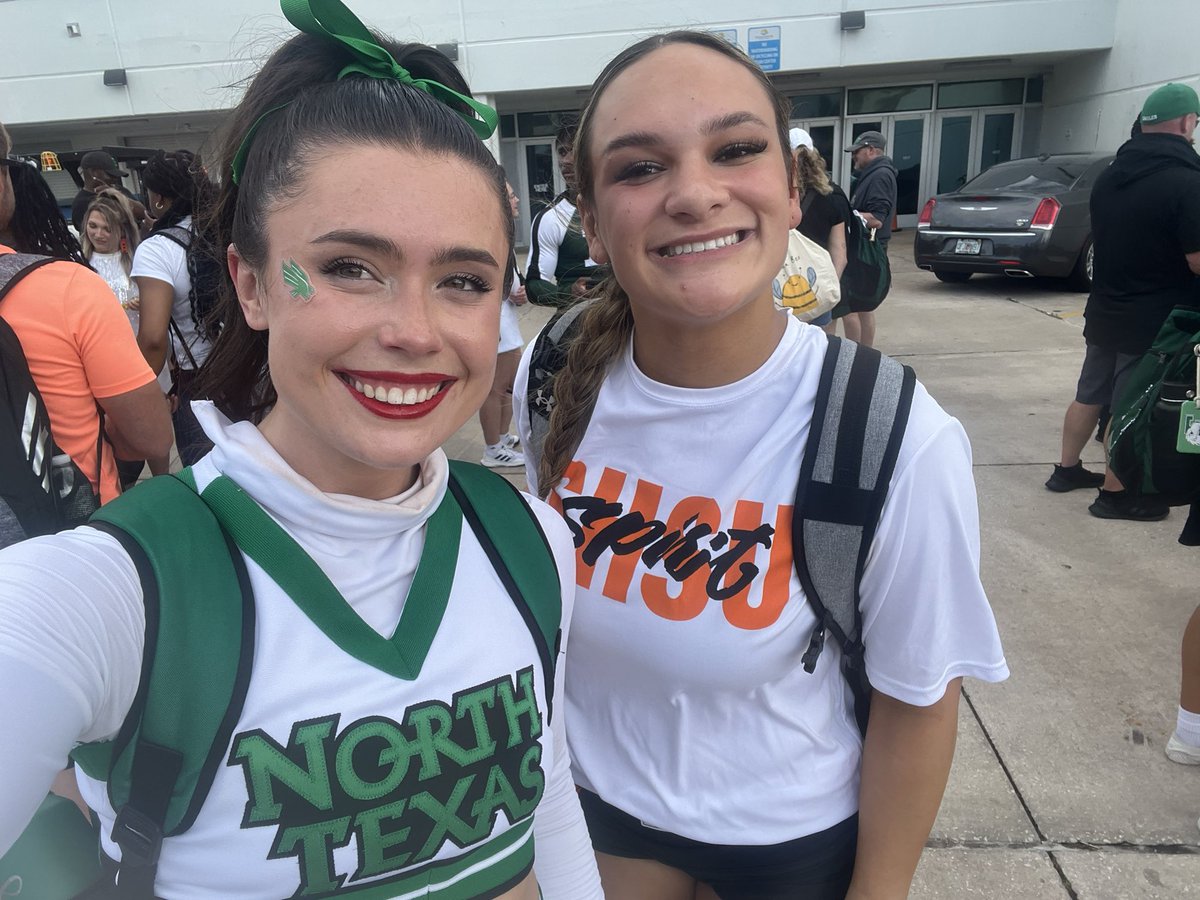 Just off couple of former state qualifying Prosper Eagles Powerlifters competing at the National Cheerleaders Championships! Good luck @kacey_boston and @stormiestevens. #EagleStrongForever