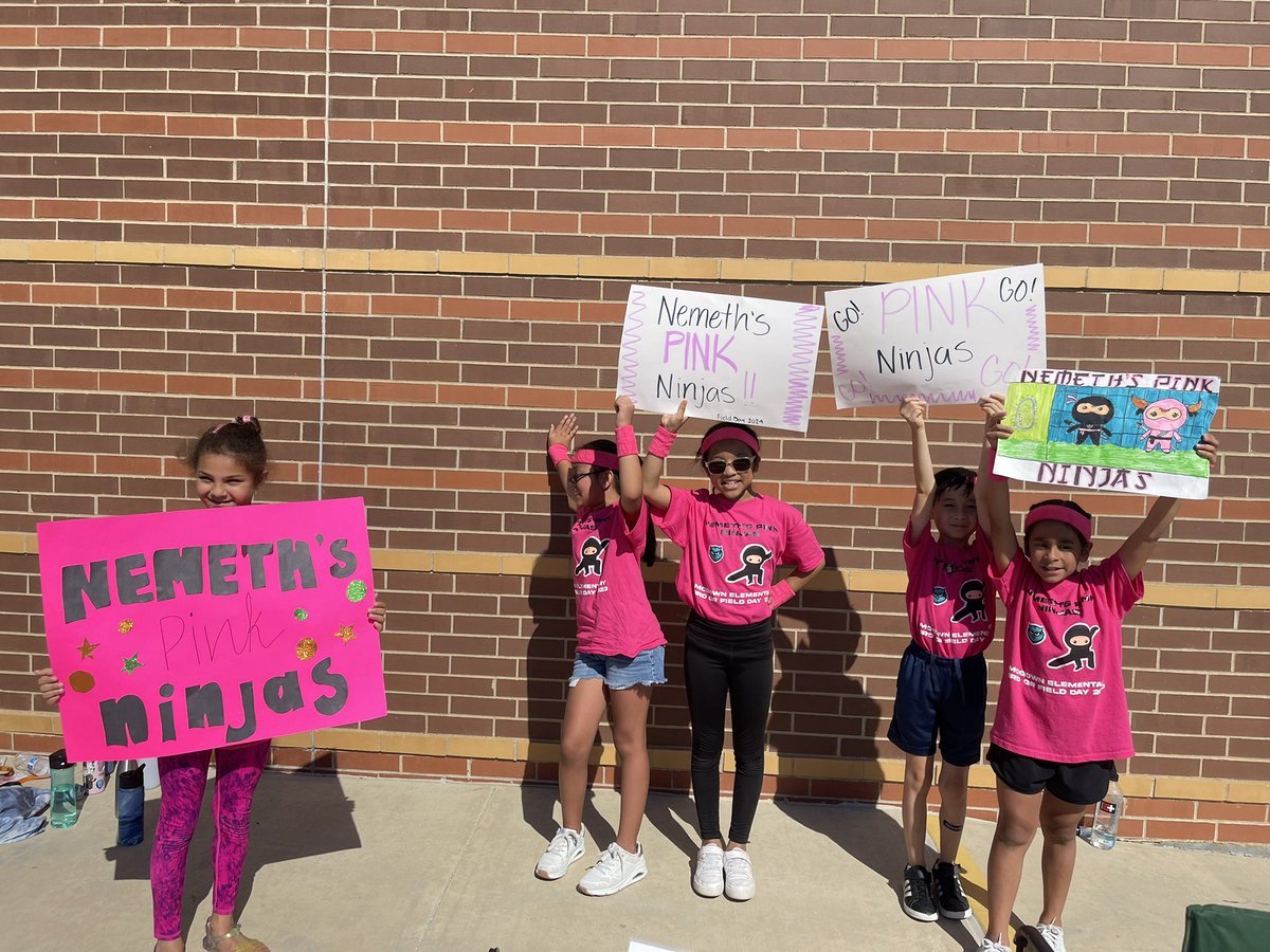 Nemeth’s Pink Ninjas! So proud of these kiddos! 🩷 <a href="/cfisdmcgown/">@cfisdmcgown</a>