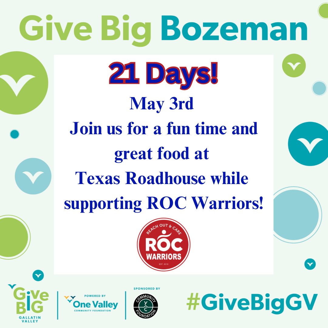 Please join us May 3, 2024 for fun, fellowship and food!🙏❤️👨🏻‍🦼

#charity #givebig #grateful

rocwheels.org/give-now/