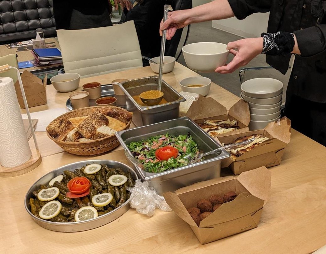 🤩 Our office is still dreaming about the amazing Turkish food from Doner Delight that we enjoyed during our Ramadan celebration. Thank you for making it extra special! 🌙🥗 #SupportLocal #yyjeats #foodie #restaurant #eatlocal