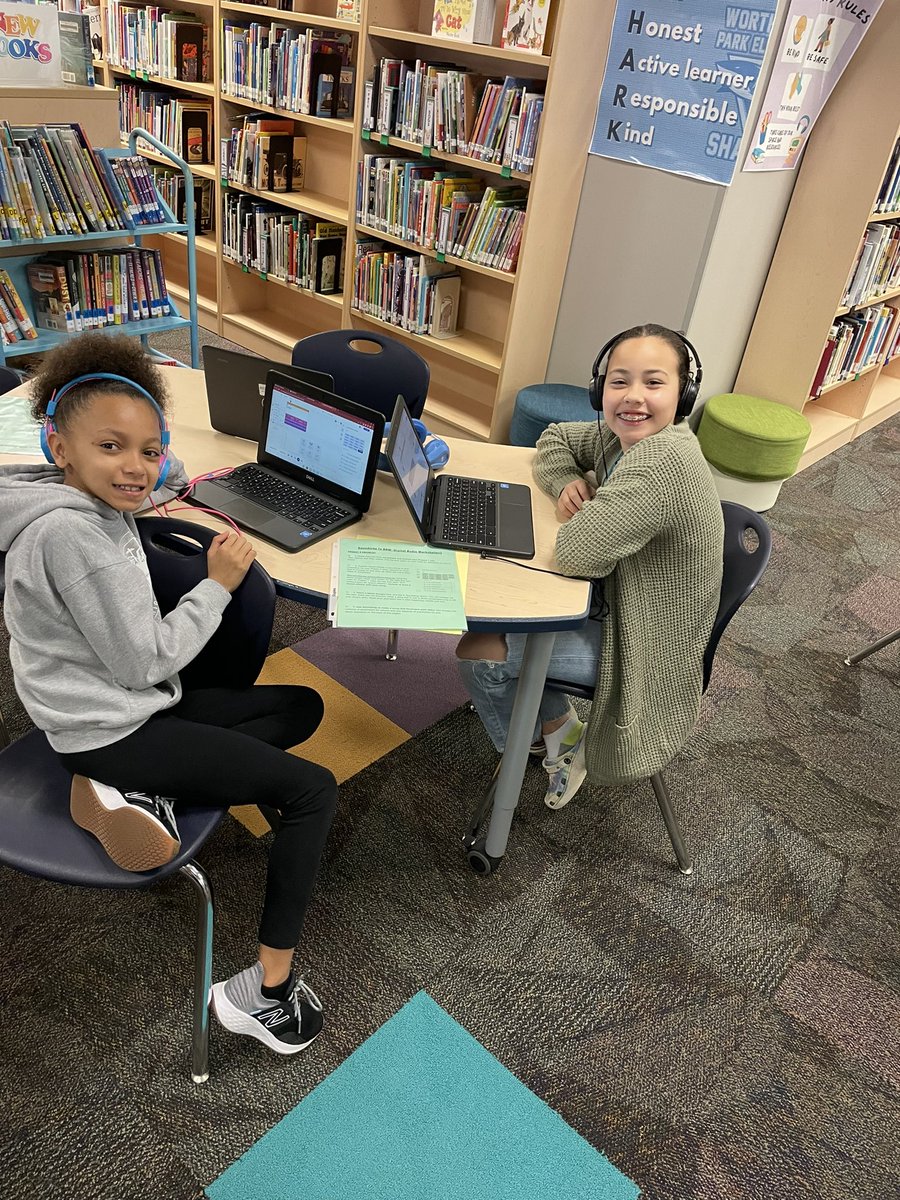 One of my favorite projects every year is when we combine our 5th grade music and library classes to create music. @soundtrap has so many cool features that combine knowledge in both technology and music in order to come up with some masterpieces! #ItsWorthIt @ParkSharkMusic