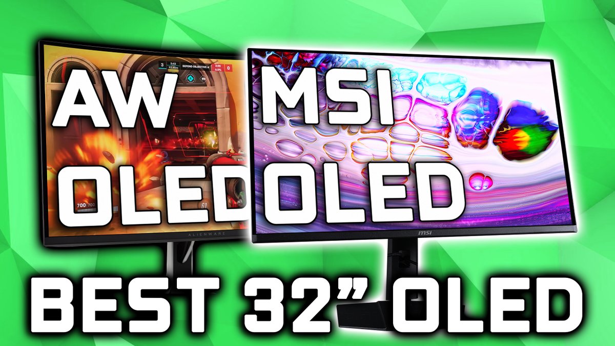 Best 32” QD OLED - MSI MAG 321UPX vs Alienware AW3225QF youtu.be/p11EonltIcY?si…