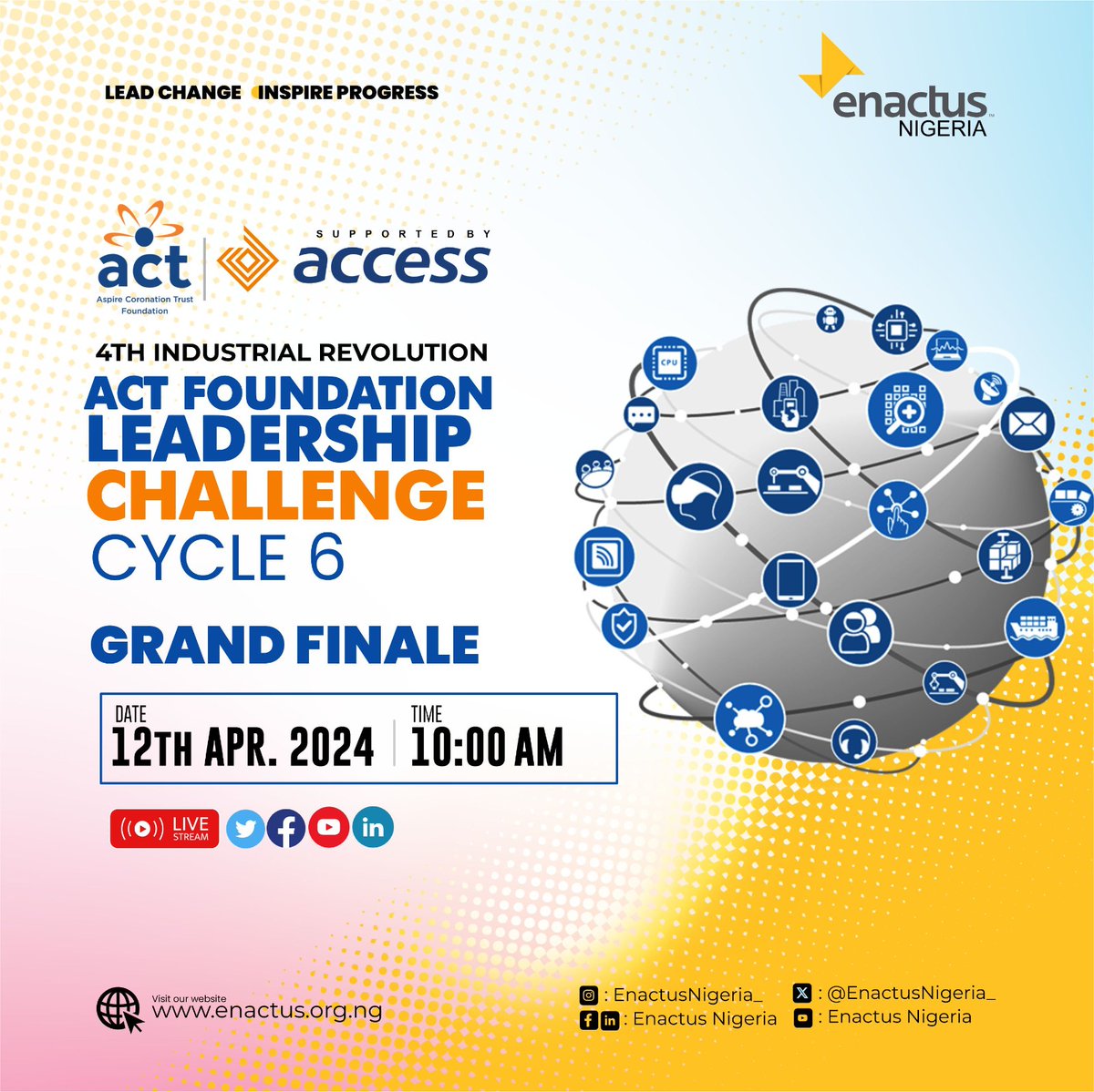 Super excited for the ACT Foundation Leadership Challenge grand finale tomorrow! @enactus_abu @EnactusNigeria_ 
#Changinglives #EnactusABU