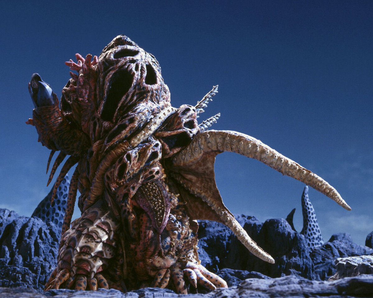 TheGumGun's tweet photo. we really should talk about ultraman nexus kaiju designs more because what the FUCK man https://t.co/XTYNTu0qCu