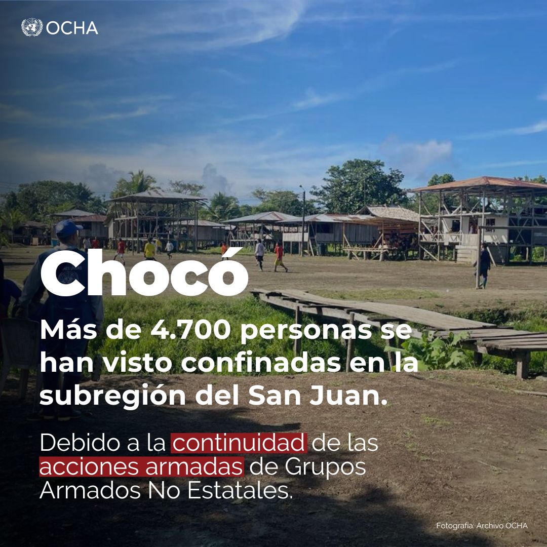 Durante la última semana se han registrado al menos dos nuevos accidentes con minas antipersonal en Sipí, Chocó, que dejan 9 personas de las comunidades de San Agustín y Cañaveral heridas provocando impactos en la salud mental de la comunidad. 🧵 #ColombiaSinMinas