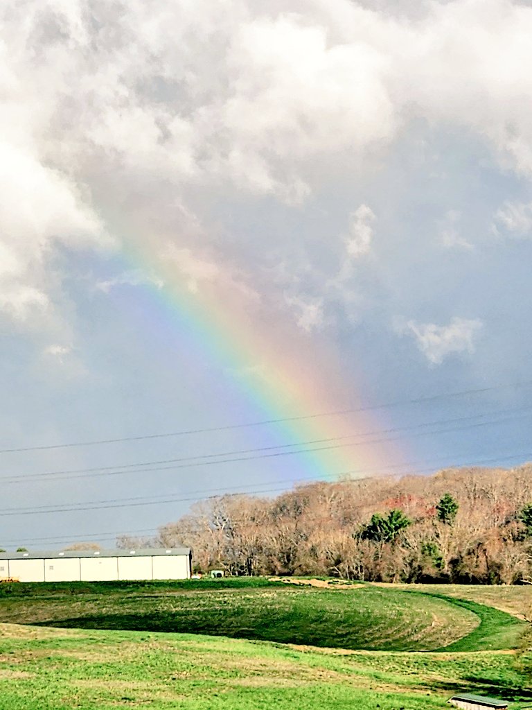 Just caught God's promise to us #rainbow #Godspromise #flood #bibleistruth #firmament