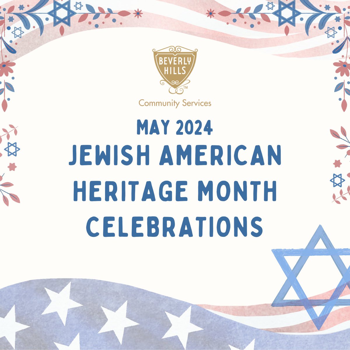 Join the City of Beverly Hills and the Community Services Department for a series of events throughout the month celebrating and recognizing the achievements and contributions of Jewish Americans!

Find out more at beverlyhills.org/jahm. #beverlyhills