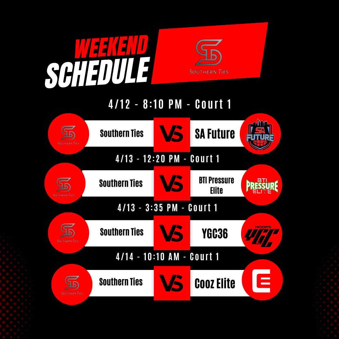 Schedule for this weekend @PRO16League 💨 Ready for more wins