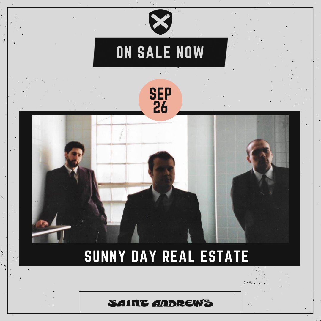 ON SALE NOW‼️ 🎶 Sunny Day Real Estate - September 26 🎶 The Airborne Toxic Event - September 27 🎟 Get tickets here: livemu.sc/48nifX9