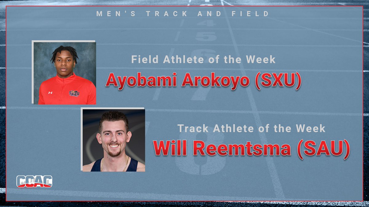 SXU's Arokoyo, SAU's Reemtsma Ride First-Place Performances To Weekly Men's Outdoor T&F Honors chicagoland.prestosports.com/sports/mtrack-…