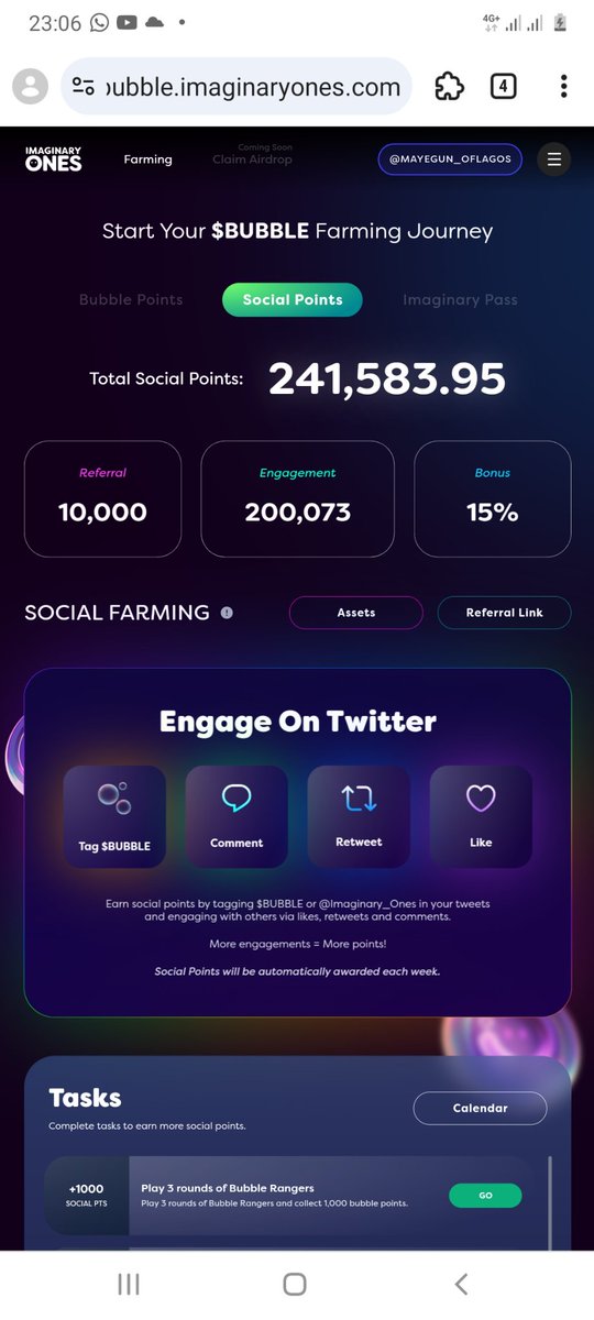 <ATTACH YOUR CURRENT SOCIAL SCORE>

$BUBBLE 
$MOJO
$BEYOND
$PARAM