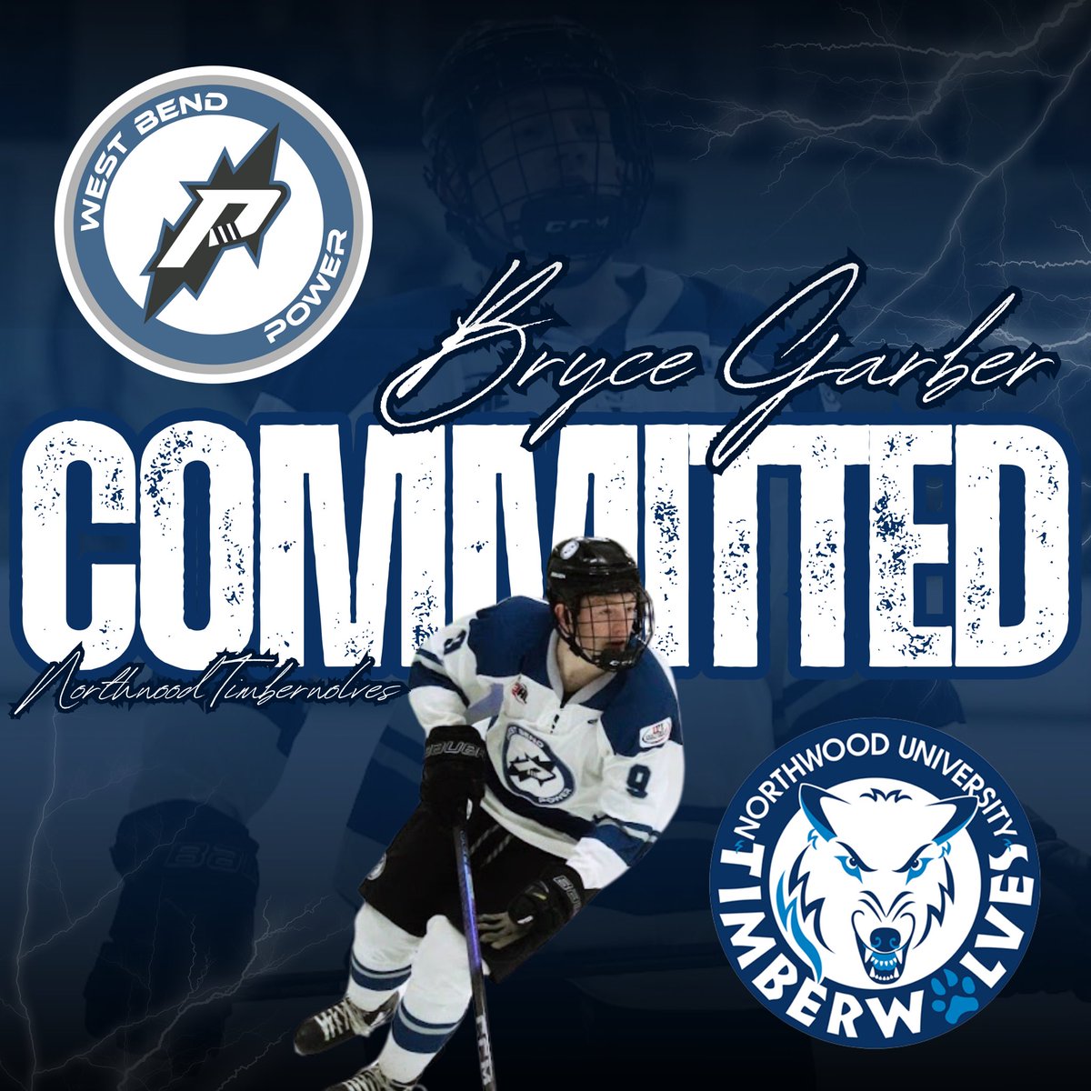 Congratulations to forward, Bryce Garber, on his college commitment to play ACHA Division 1 hockey at Northwood University! 👏

Way to go, Bryce! We wish you all the best in your next chapter🤩
@NorthwoodHckey @NA3HL @ACHAHockey 
#PowerUp