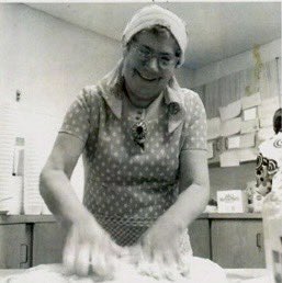 Verna Patronella Johnston (Anishinaabe/Potawatomi) 1909-1996, from Cape Croker Reserve, in the kitchen. In the early 1960s, she operated a boarding house for young Native women studying in Toronto and for those escaping abusive foster homes. Johnston’s home…