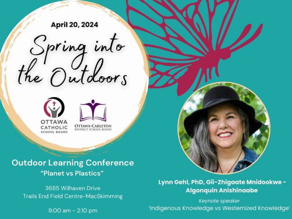 It’s happening… we are teaming up with @OCDSB for the Spring into the Outdoors Conference on April 20th!!! Pls check your internal communications for how to register. @OttCatholicSB