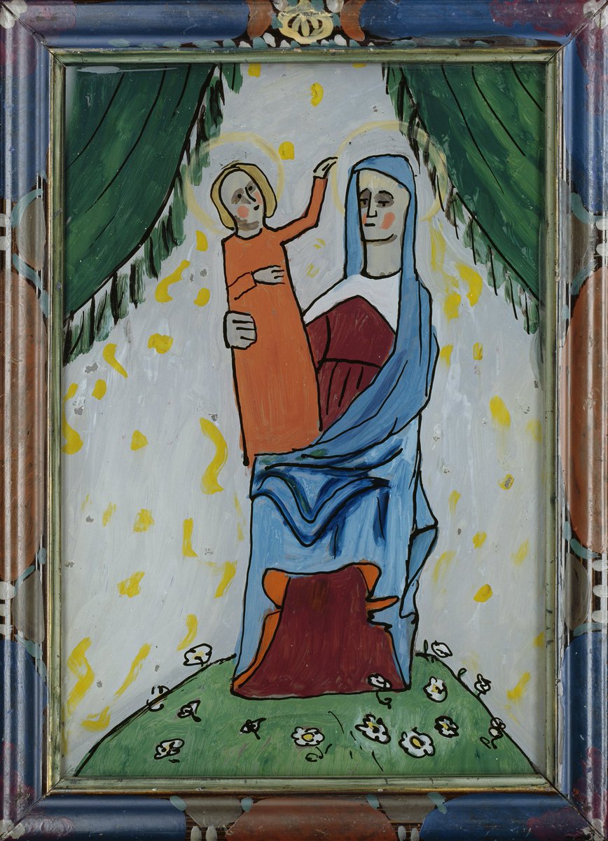 Madonna mit Kind by Gabriele Münter, 1909/10