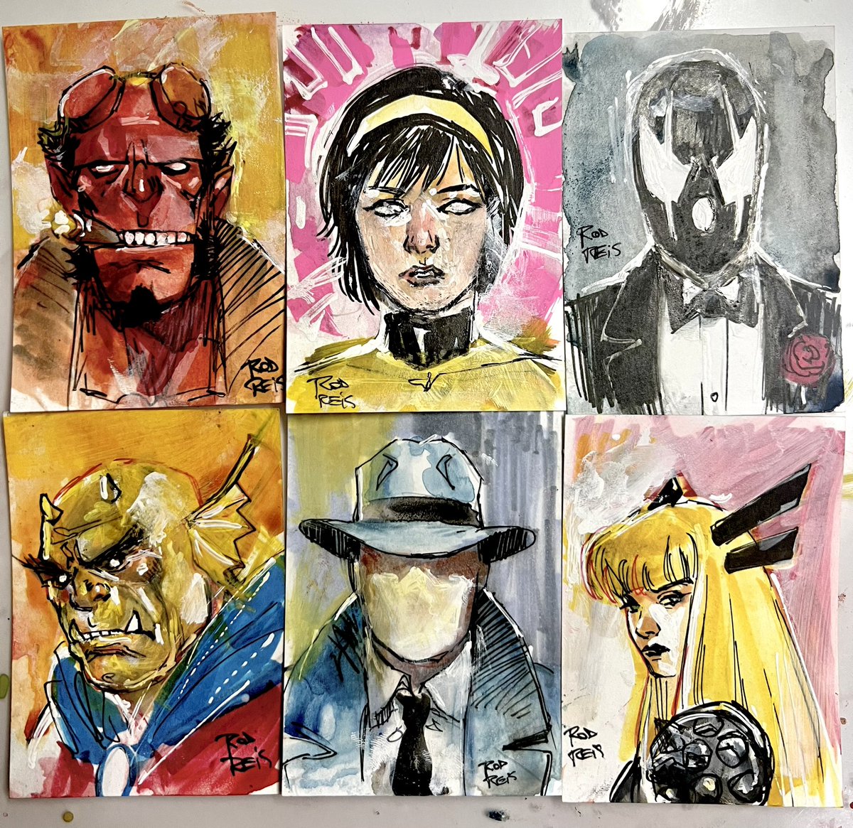 Some sketch cards I will bring to C2E2