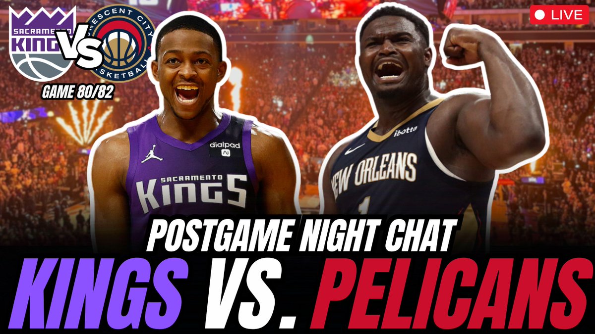 What do you expect from Kings-Pelicans tonight? We'll be LIVE after the game to talk all about it: youtube.com/watch?v=RvUkxv…