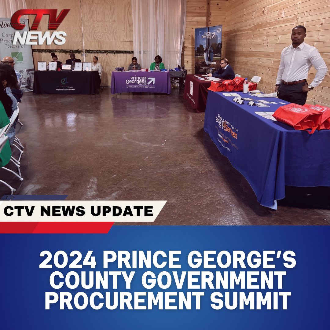 Residents gathered at the 2024 Prince George’s County Government Procurement Summit to hear about upcoming opportunities within the county. Catch the full story on our YouTube page: pgctvonline Watch CTV News M-F 4:30/8:30/& 11:30 pm
