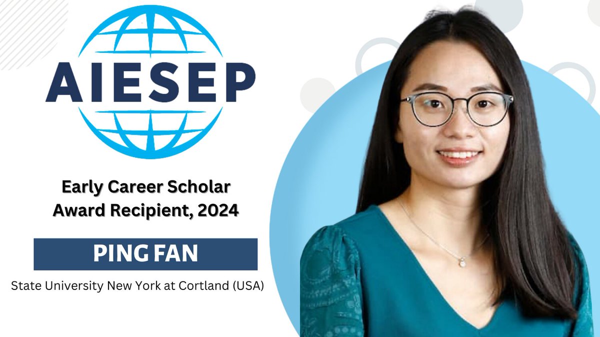 Congratulations @Ping_XiaopingF on being named one of AIESEP's Early Career Scholar Award recipients for 2024! Dr Xiaoping “Ping” Fan will present their research titled 'Stakeholder Recommendations for Physical Education Policy: A Multifaceted Approach' at AIESEP 2024