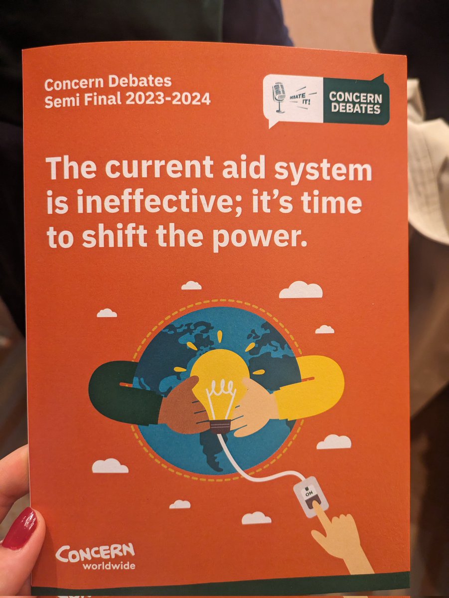 A brilliant evening at the post-primary @ConcernDebates semi-finals 🙌 

The arguments from the four teams who debated tonight were well researched, critical and so well articulated. Lots of food for thought on an important issue!

#globalcitizenshipeducation