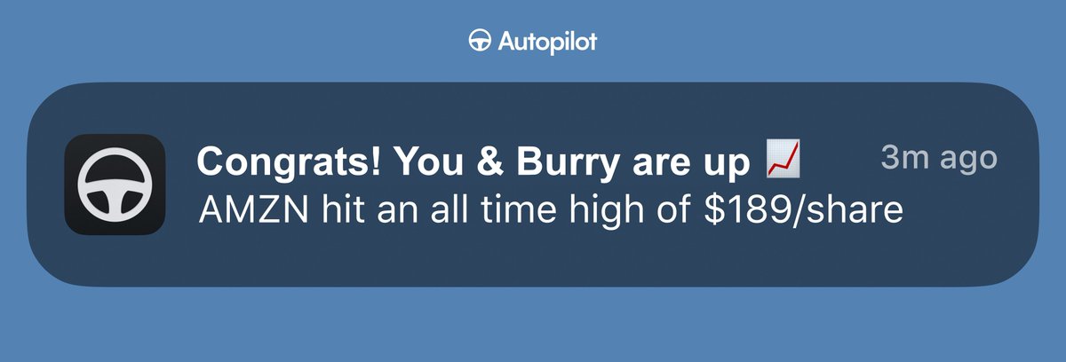 Shoutout to everyone tracking Burry on @JoinAutopilot_ Let's go 🔥