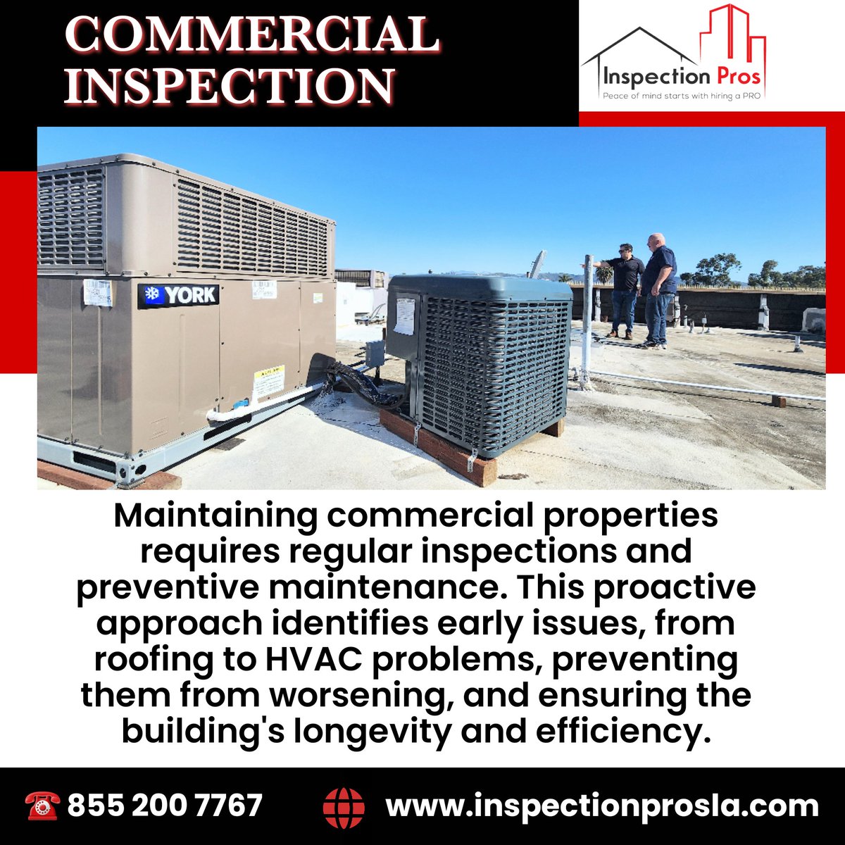 Insuring 🔎🔍commercial properties 🏨🏢 is a critical aspect of risk management for property owners .
🌐 inspectionprosla.com 

#professionalinspections #commercial #buildinginspector #certifiedinspector #realestate #realestateinvesting
#propertyinvestor #realestateexpert #