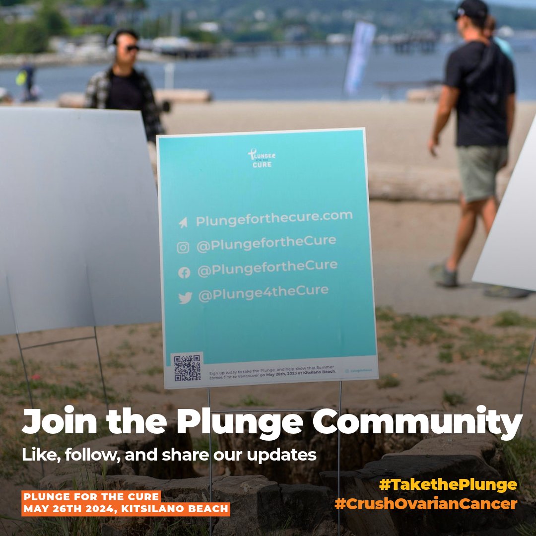 📢 Help us make a SPLASH 🌊 Spread the word about The Plunge, tag us! Let's #CrushOvarianCancer together! 🏊‍♀️ Tag a friend and let's make waves of change! 🌟💙 Follow us for updates and share your excitement to #TakeThePlunge!