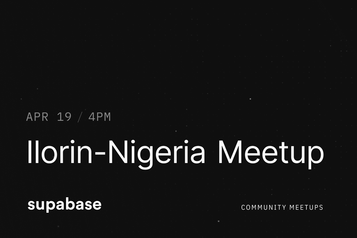 🚨 New location alert! APR 19 - Ilorin - Nigeria 🇳🇬 Event page: lu.ma/prf5wqmo