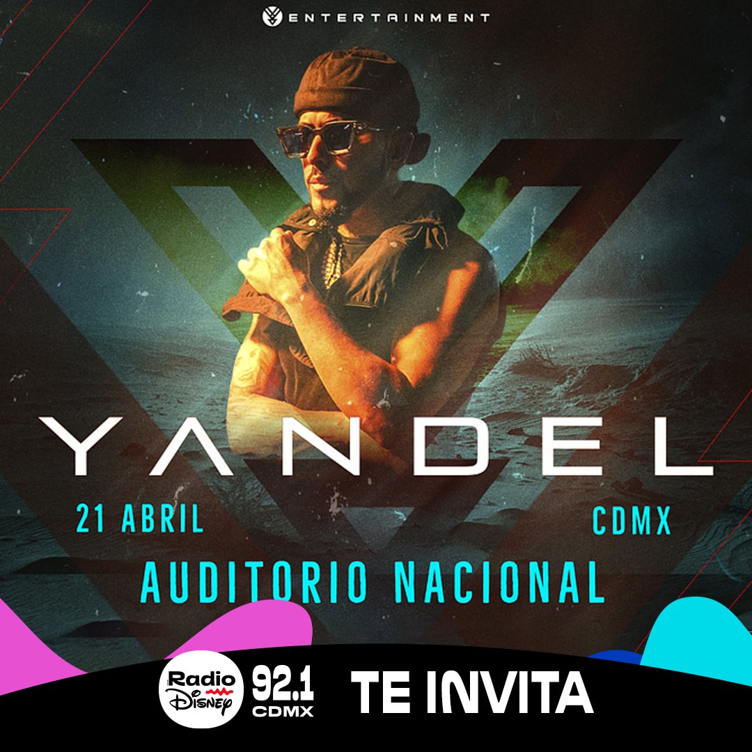 Contando los días que faltan para vivir el concierto de @yandeloficial 🔥 ¿Cuántos están emocionados por una noche llena de su música? 😎🎶