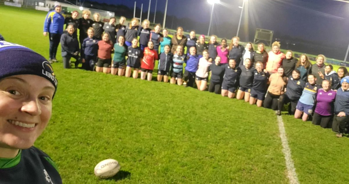 Last training session of the season tonight for our Women's 1st & 2nd teams 😪. Great session in preparation for Sundays double cup final followed by pizzas in the clubhouse. 🍕 Just one last job to do this Sunday - #BringItHome. 💪 #paulcusackcup #division5cup #womensrugby
