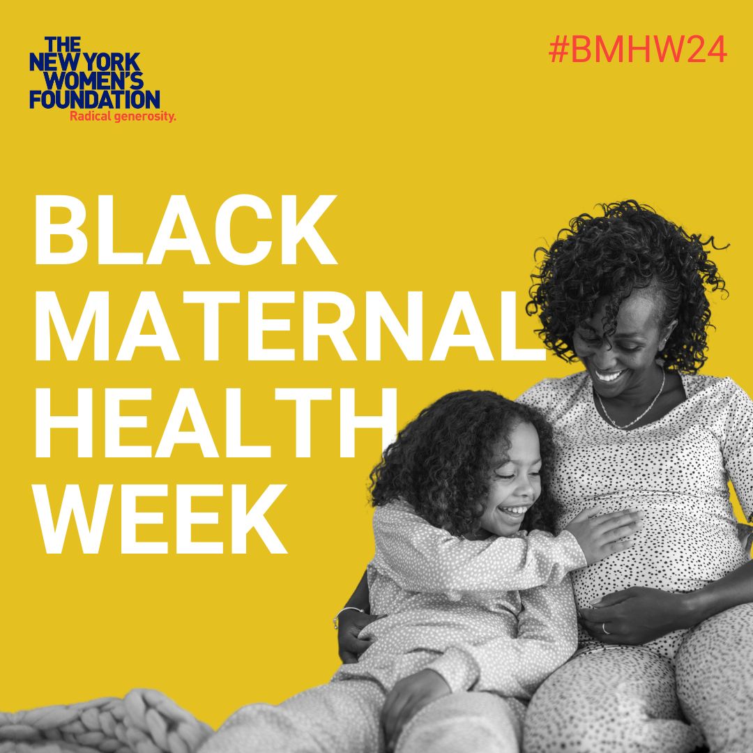 #BlackMaternalHealthWeek has arrived 💛 Follow along as we amplify Black voices and advocate for maternal health: nywf.org/bmhw2024 #BMHW24 @BlkMamasMatter @movfamilypower @onebklynhealth @LorettaJRossm @ReadRiseMag