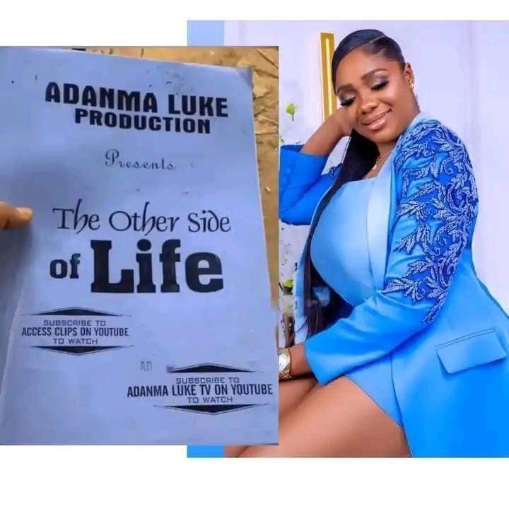 Adanma Luke is the producer of the movie titled 'The Other Side of Life'. The movie is suspended indefinitely and no actor is allowed to work with her as a producer till further notice. To me, even the movie title was very scary, now it has cost so many livez 😨. Nollywood…