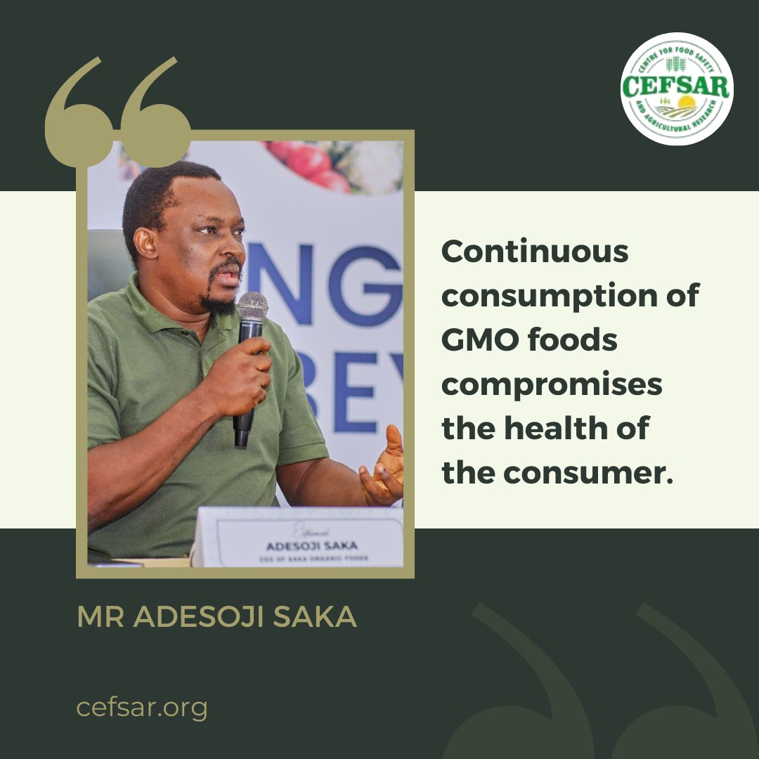 Saka Adesoji shares on organic farming; a sustainable solution, he goes ahead to state clearly that it's very possible to grow your birds without depending on chemicals or synthetic drugs. 

youtu.be/WXVMyXjdkPE?si…

#cefsar #gmofoods #foodsafety