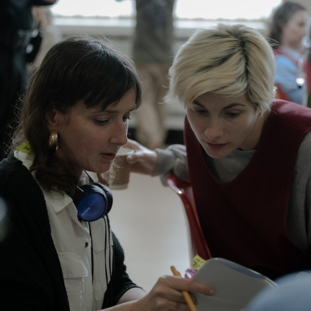 Now that the finale is out, take a look at some behind-the-scenes images from #Time's compelling second season. #BritBox. #jodiewhittaker #tamaralawrance #bellaramsey