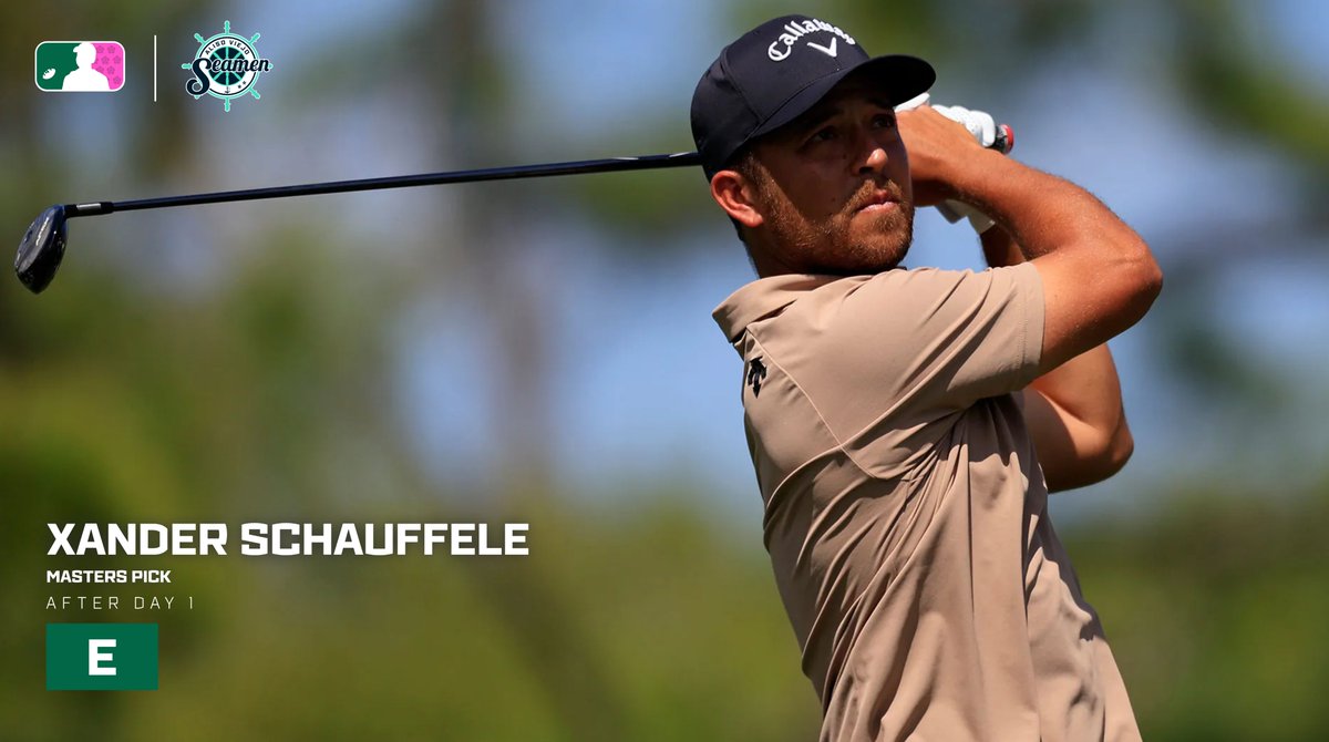 Gilbert_Brews's tweet photo. 💬"Super proud of @XSchauffele today. Started slow but continued to battle through the back nine, positioning himself well for tomorrow. We are excited to see the X-Factor tomorrow morning at @TheMasters." - Pres / GM

🏴‍☠️🐟⚓️🐠🦜🪝🌴
#SailsUp | #TheMasters | #FantasyDraftOrder https://t.co/y0kjc8uwEo