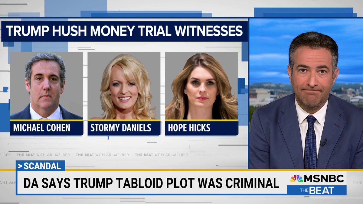 NBC News obtained a list of likely witnesses in the New York hush money criminal trial of Donald Trump. Stormy Daniels, Hope Hicks and Michael Cohen are among those who may testify.