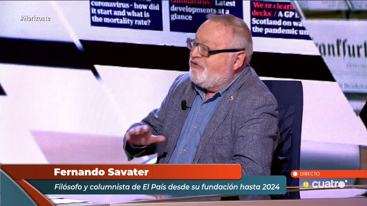 Fernando Savater contribuyó a fundar el diario El País, del que fue despedido por sus críticas tras 47 años de estrecha colaboración #Horizonte