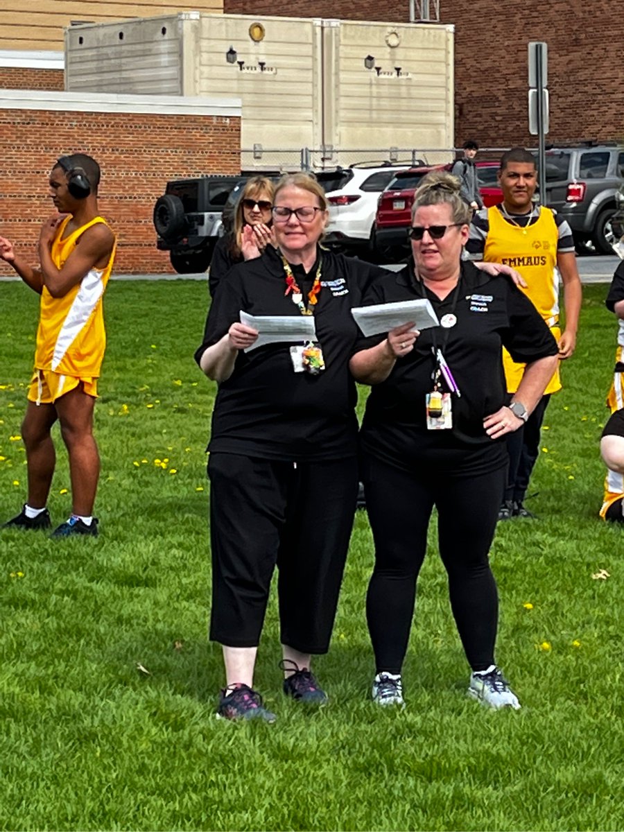 Before the rain started, our unified sports track and field team celebrated the day with their mentors. We are so proud of our athletes and mentors that helped them along the way.