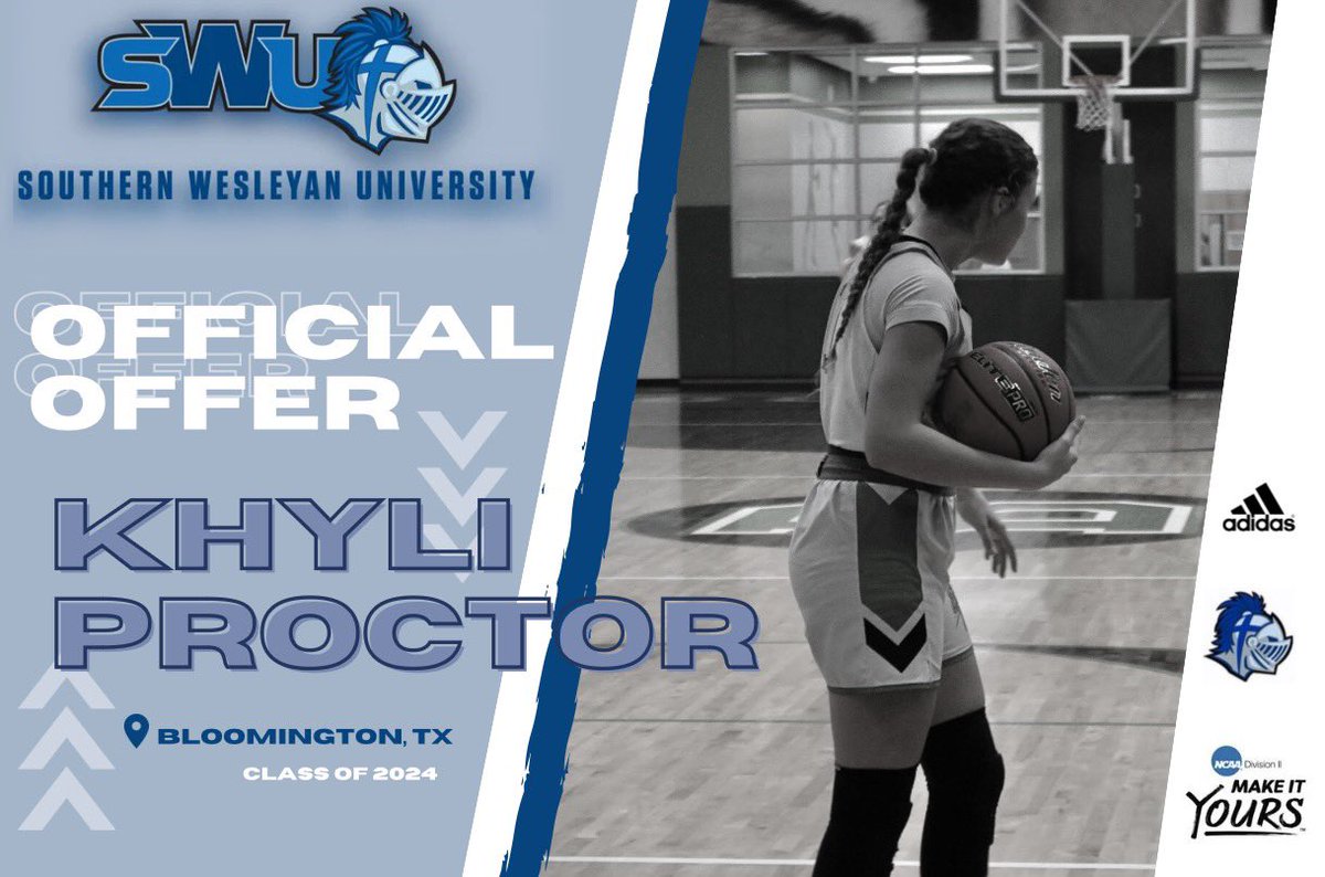 #blessed to receive an offer from Southern Wesleyan University! <a href="/SWUWomensBB/">Southern Wesleyan WB</a> 🔵⚪️