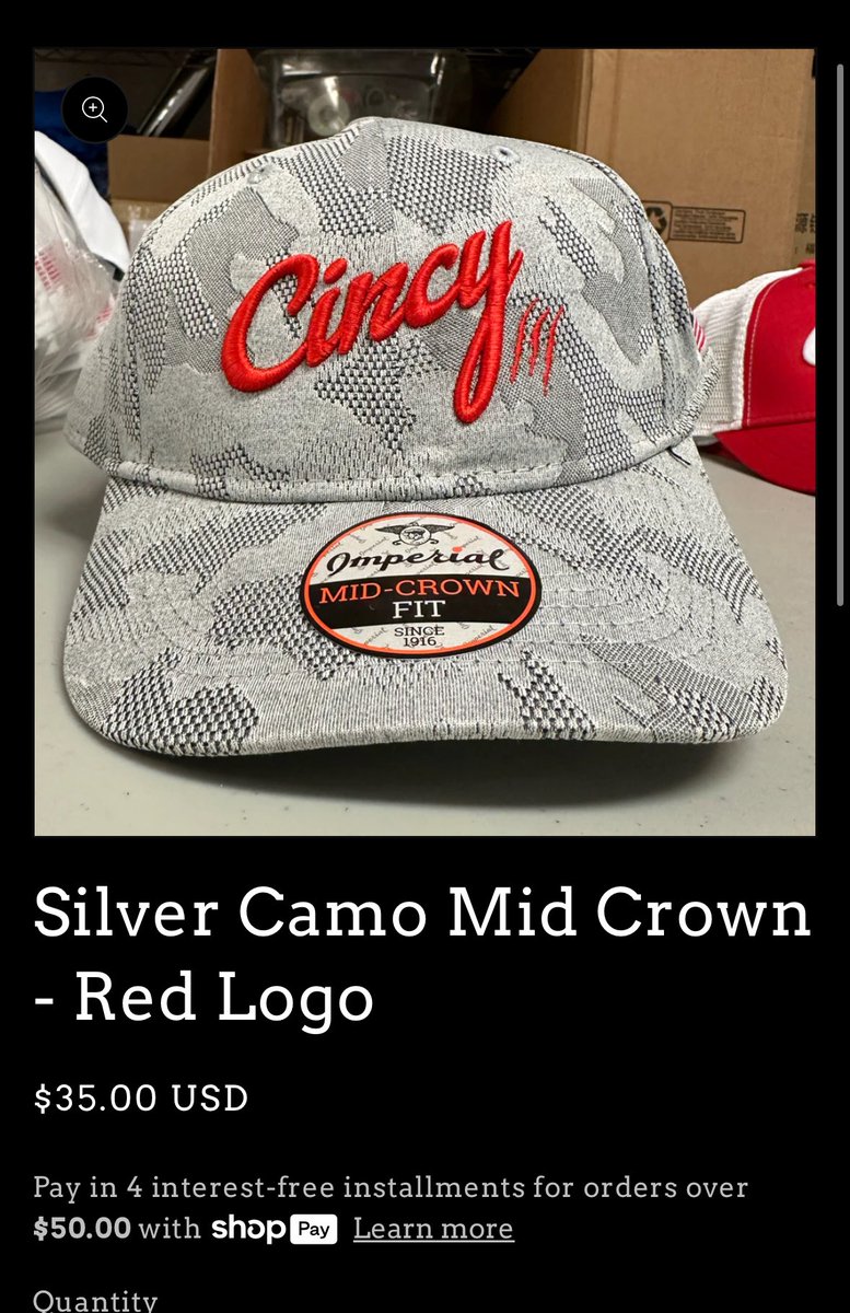 Forgot I never released these when we had a few extras from opening day… have at em! thecincyhat.com/products/silve…