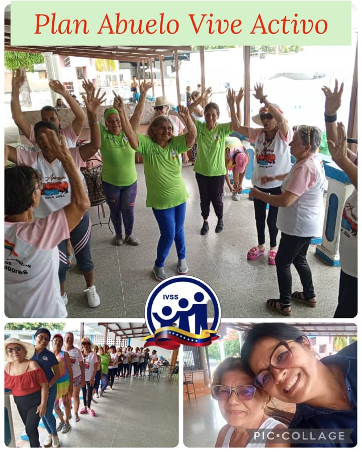 Participación en Plan Abuelo Vive Activo. Mañana de Compartir y Baile como terapia para favorecer las capacidades motrices y mejorar el estado de ánimo.

@NicolasMaduro 
@MagaGutierrezV 
@ivssoficial1 

#JuntosPorCadaLatido 
#porunseguromassocial
#RebeldiaAntiImperialista