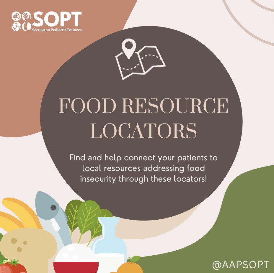 National programs can provide your patients with the food-security resources they need! Two big ones are the Supplemental Nutrition Assistance Program (SNAP) and WIC (Women, Infants, and Children) program. 🌽🥦🍉 SNAP: fns.usda.gov/snap/supplemen… WIC: fns.usda.gov/wic