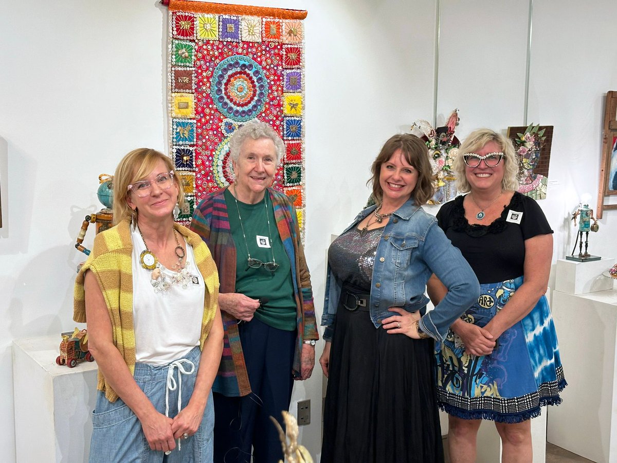 NEW BLOG POST: 'Repurposed' Exhibition Recap 'Repurposed' is on display in Kentuck's Museum Gallery and Teer Gallery from March 7, 2024- April 29, 2024. 🌺 See the exhibition: buff.ly/4avAMBL