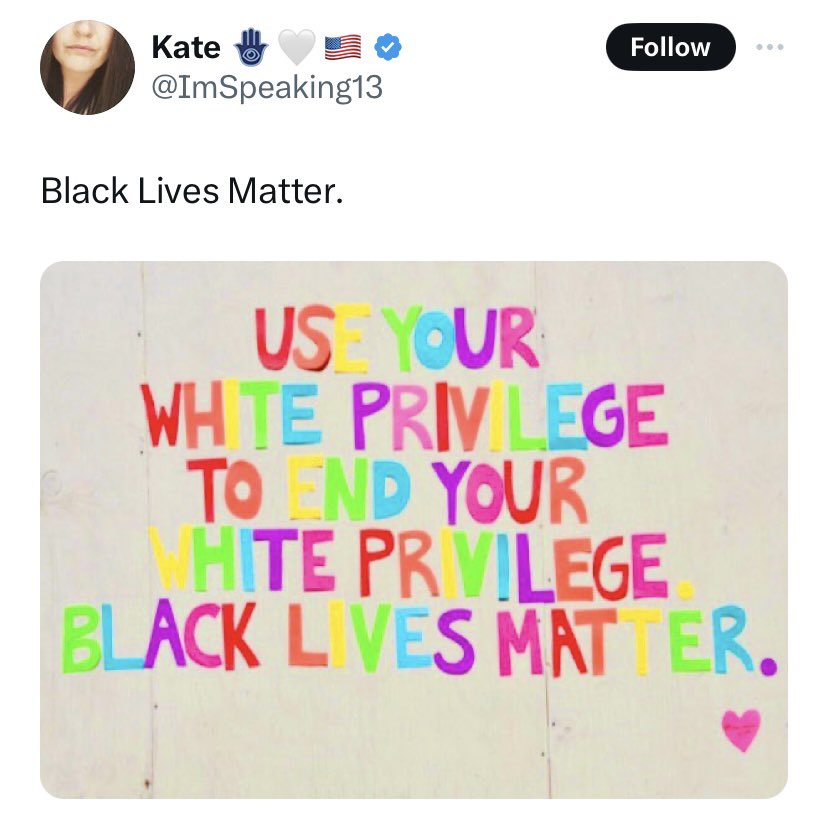 Why do you think you have a seat at the table when the topic is racism? Answer that question, and you’ll have an answer to your foolish question.